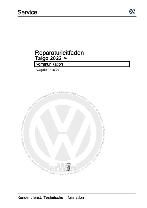 T-Cross (2019+) Reparaturanleitung Kommunikation