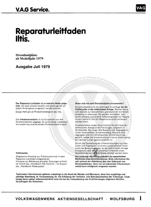Iltis (1979 - 1988) Stromlaufplan Stromlaufpläne