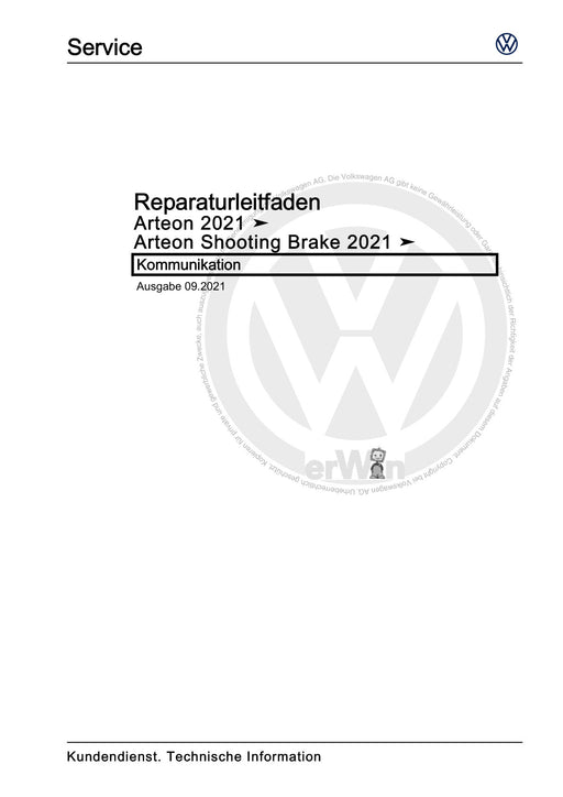 Arteon (2021+) Reparaturanleitung Kommunikation
