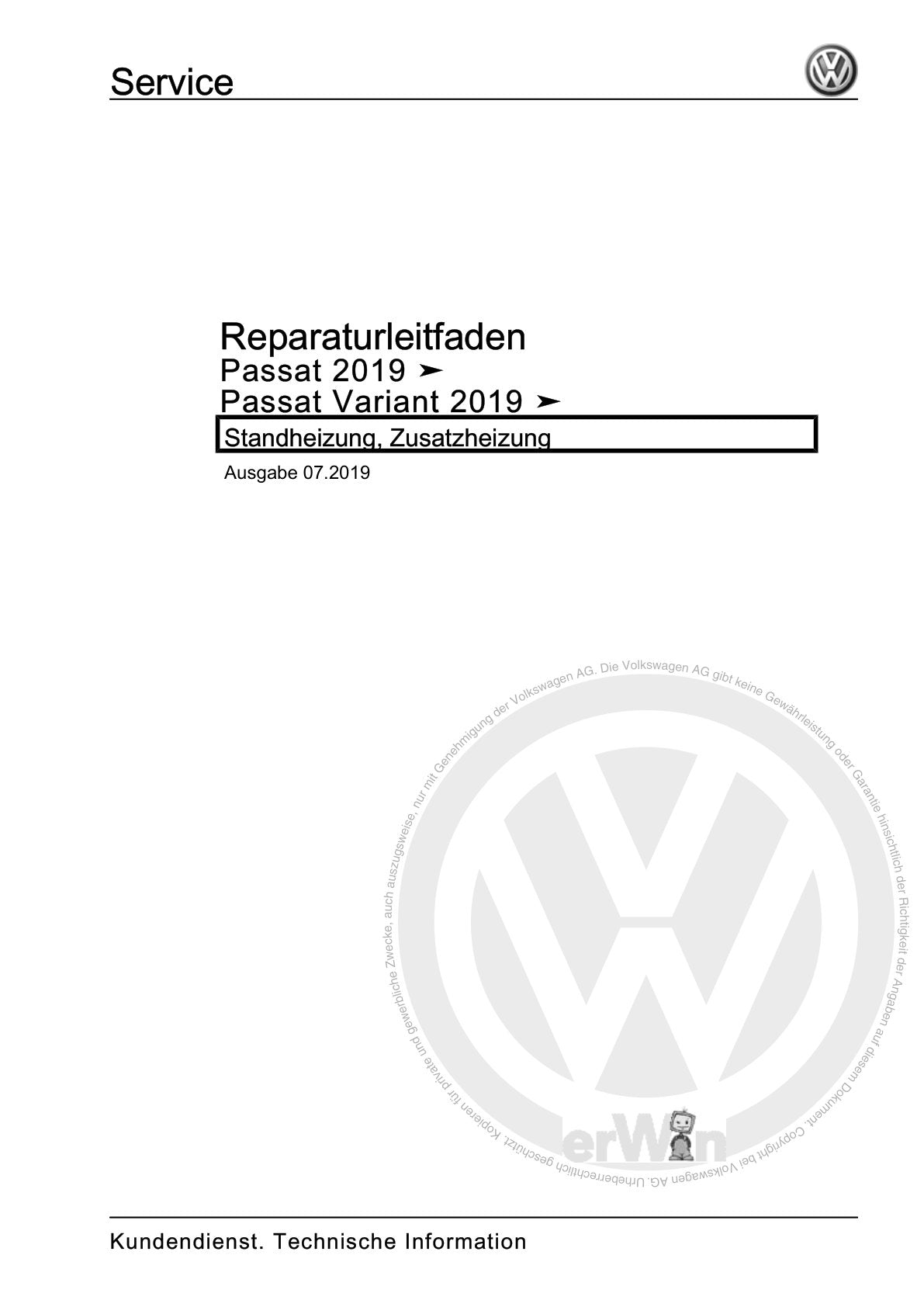 VW Passat (2019 +)