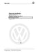 Passat (2011+) Passat-Passat Variant Reparaturanleitung Bremsanlage (Hybrid)