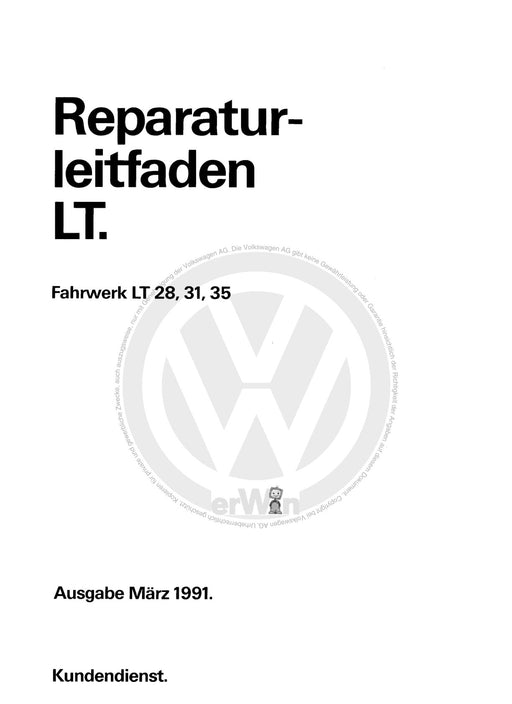 Typ 2 (1968 - 1979) Reparaturanleitung Fahrwerk LT 28-31-35