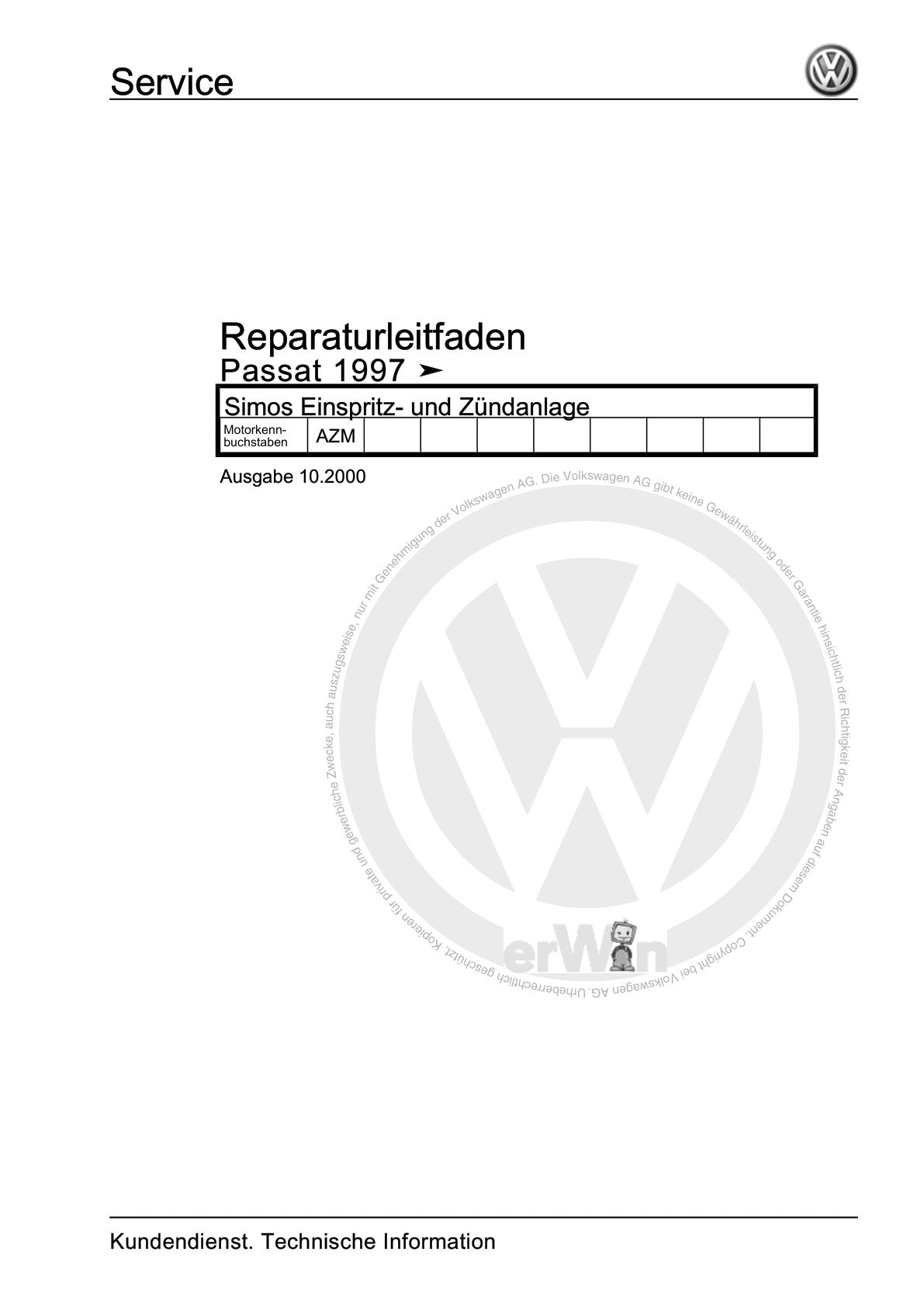VW Passat (1997 - 2005) Passat-Passat Variant