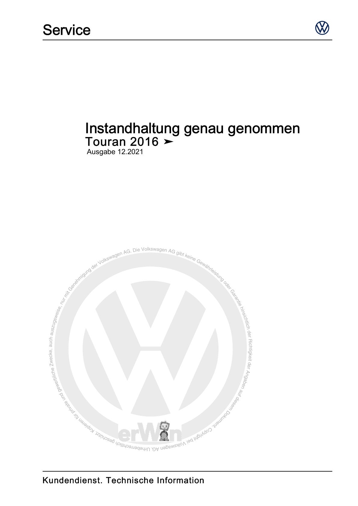 VW Touran (2016 +)