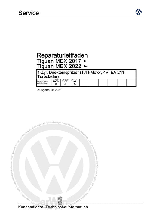 Volkswagen_Deutsch_Tiguan_(2008__)_Repair_manuals_4-Zyl._Direkteinspritzer_(1,4_l-Motor,_4V,_EA_211,__Turbolader)