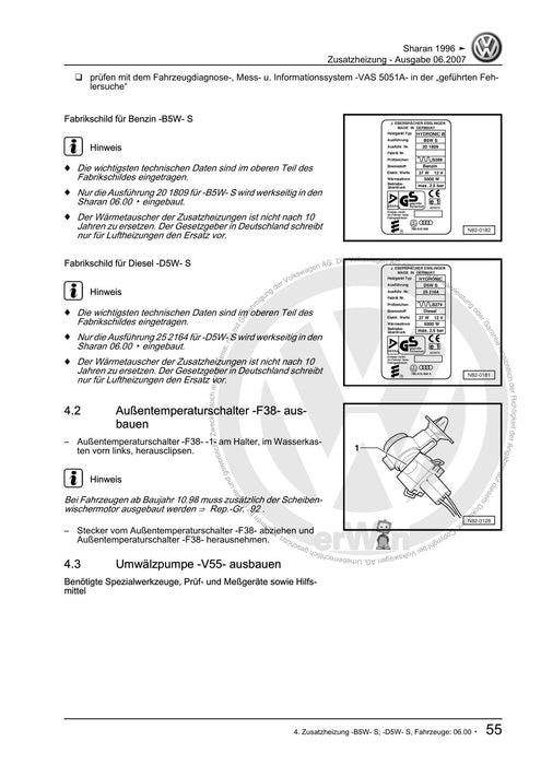Reparaturanleitung Vorschau — Inhalt (Seite 61)